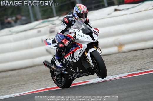 2010-05-08 Monza 1268 La Roggia - Superbike - Qualifyng Practice - Troy Corser - BMW S1000 RR